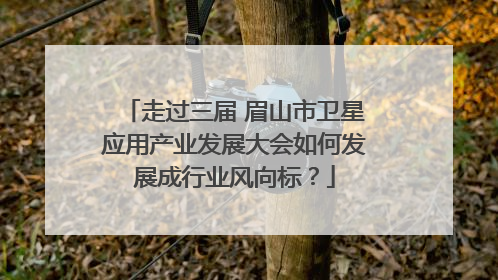 走过三届 眉山市卫星应用产业发展大会如何发展成行业风向标？