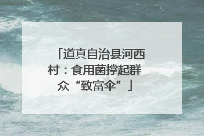 道真自治县河西村：食用菌撑起群众“致富伞”