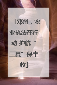邓州：农业执法在行动 护航“三夏”保丰收