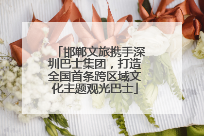 邯郸文旅携手深圳巴士集团，打造全国首条跨区域文化主题观光巴士