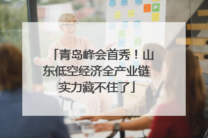 青岛峰会首秀！山东低空经济全产业链实力藏不住了
