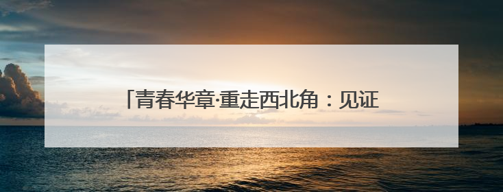 青春华章·重走西北角：见证兰州科研的坚守与突破之路