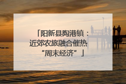 阳新县陶港镇：近郊农旅融合催热“周末经济”