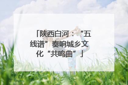 陕西白河：“五线谱”奏响城乡文化“共鸣曲”