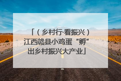 （乡村行·看振兴）江西赣县小鸡蛋“孵”出乡村振兴大产业