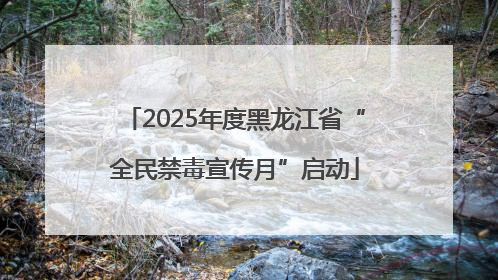 2025年度黑龙江省“全民禁毒宣传月”启动