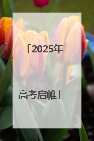 2025年高考启帷