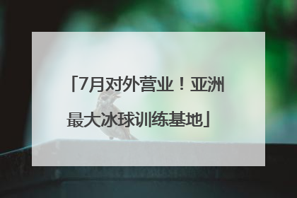 7月对外营业！亚洲最大冰球训练基地